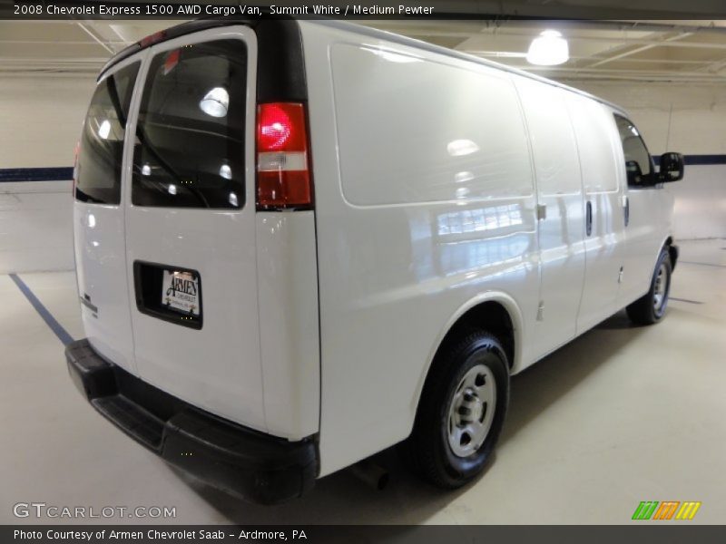 Summit White / Medium Pewter 2008 Chevrolet Express 1500 AWD Cargo Van