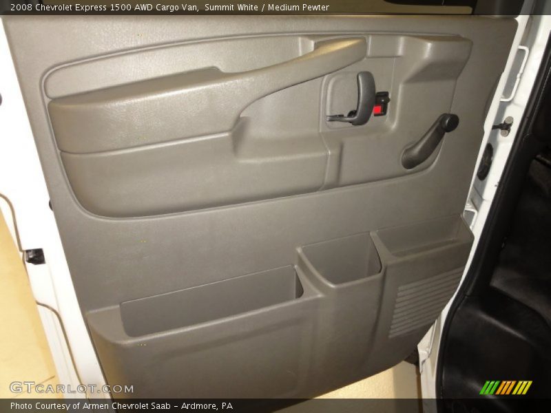Summit White / Medium Pewter 2008 Chevrolet Express 1500 AWD Cargo Van