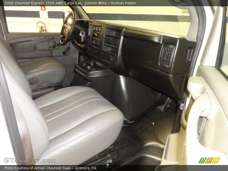 Summit White / Medium Pewter 2008 Chevrolet Express 1500 AWD Cargo Van