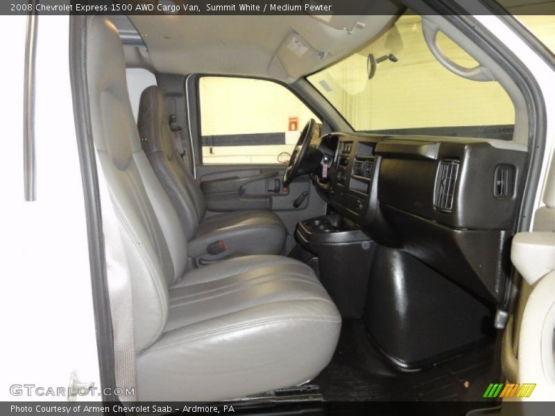 Summit White / Medium Pewter 2008 Chevrolet Express 1500 AWD Cargo Van