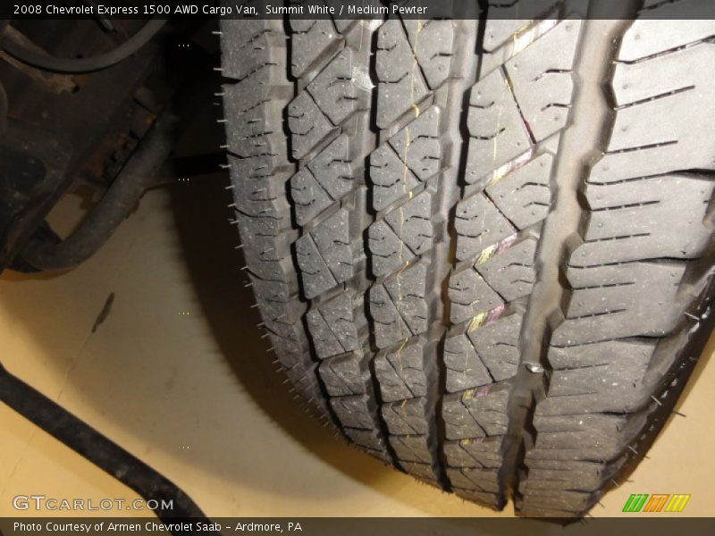 Summit White / Medium Pewter 2008 Chevrolet Express 1500 AWD Cargo Van