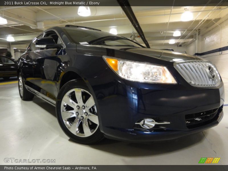 Midnight Blue Metallic / Ebony 2011 Buick LaCrosse CXL