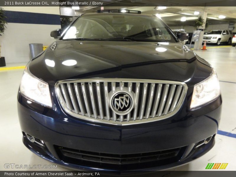 Midnight Blue Metallic / Ebony 2011 Buick LaCrosse CXL