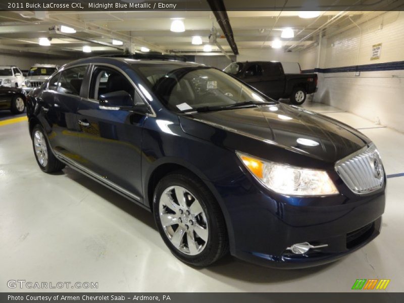 Midnight Blue Metallic / Ebony 2011 Buick LaCrosse CXL