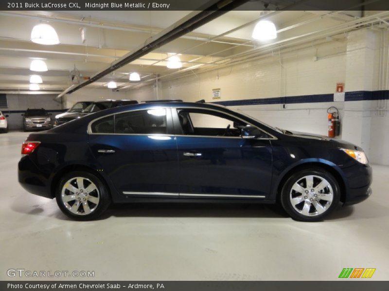 Midnight Blue Metallic / Ebony 2011 Buick LaCrosse CXL