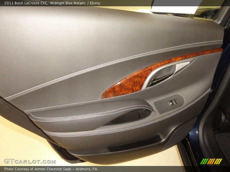 Midnight Blue Metallic / Ebony 2011 Buick LaCrosse CXL
