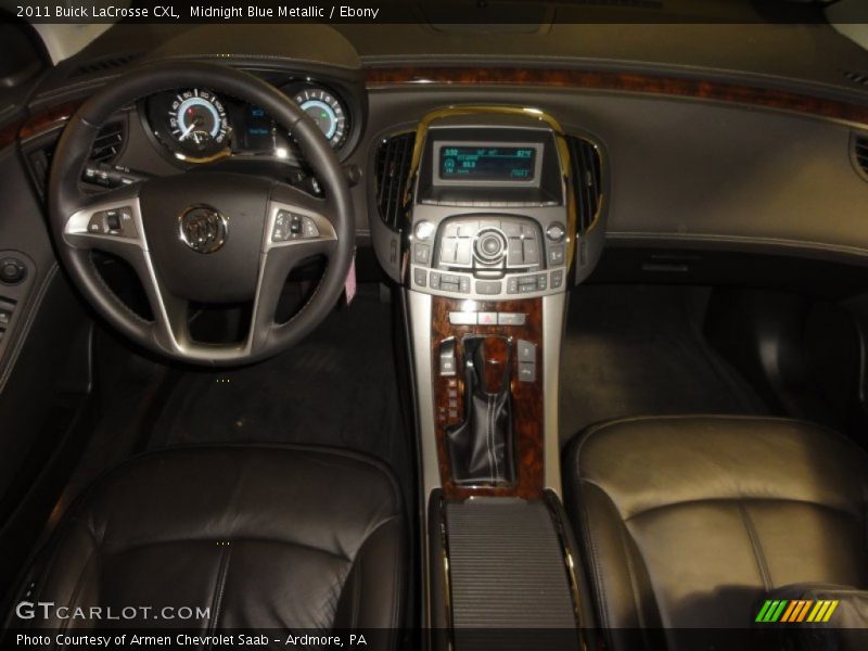 Midnight Blue Metallic / Ebony 2011 Buick LaCrosse CXL