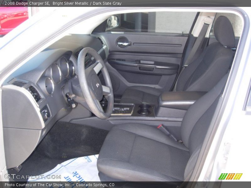 Bright Silver Metallic / Dark Slate Gray 2008 Dodge Charger SE