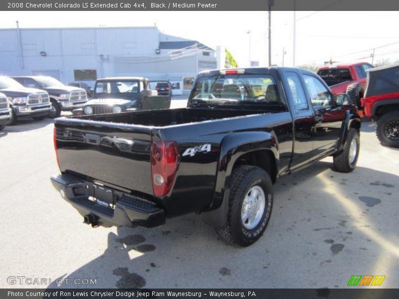 Black / Medium Pewter 2008 Chevrolet Colorado LS Extended Cab 4x4