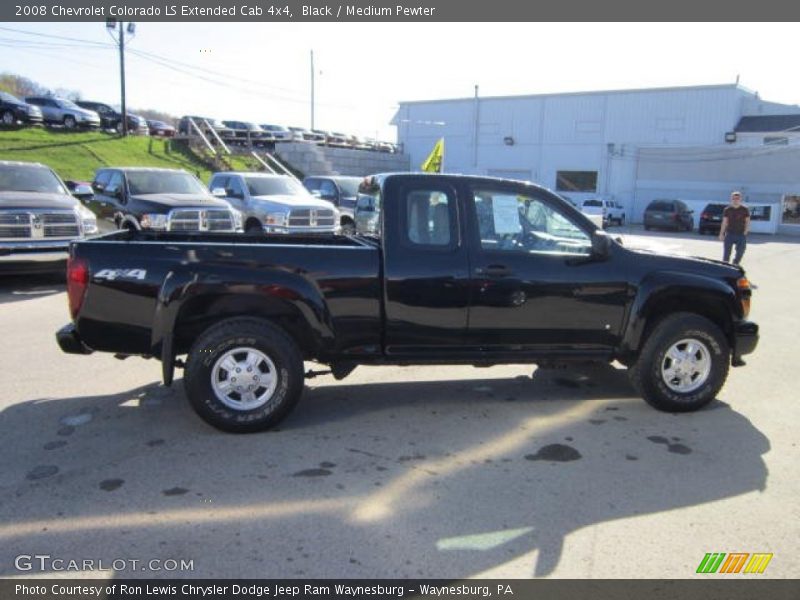 Black / Medium Pewter 2008 Chevrolet Colorado LS Extended Cab 4x4