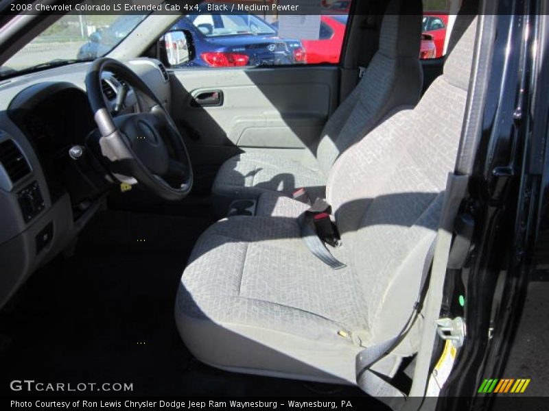 Black / Medium Pewter 2008 Chevrolet Colorado LS Extended Cab 4x4