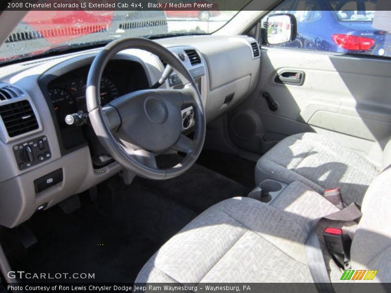 Black / Medium Pewter 2008 Chevrolet Colorado LS Extended Cab 4x4
