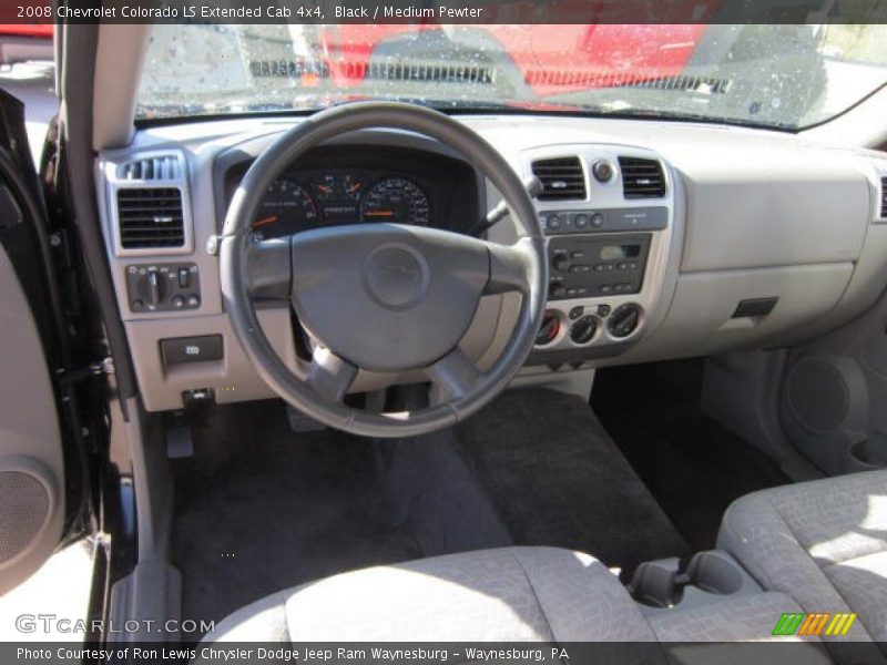 Black / Medium Pewter 2008 Chevrolet Colorado LS Extended Cab 4x4