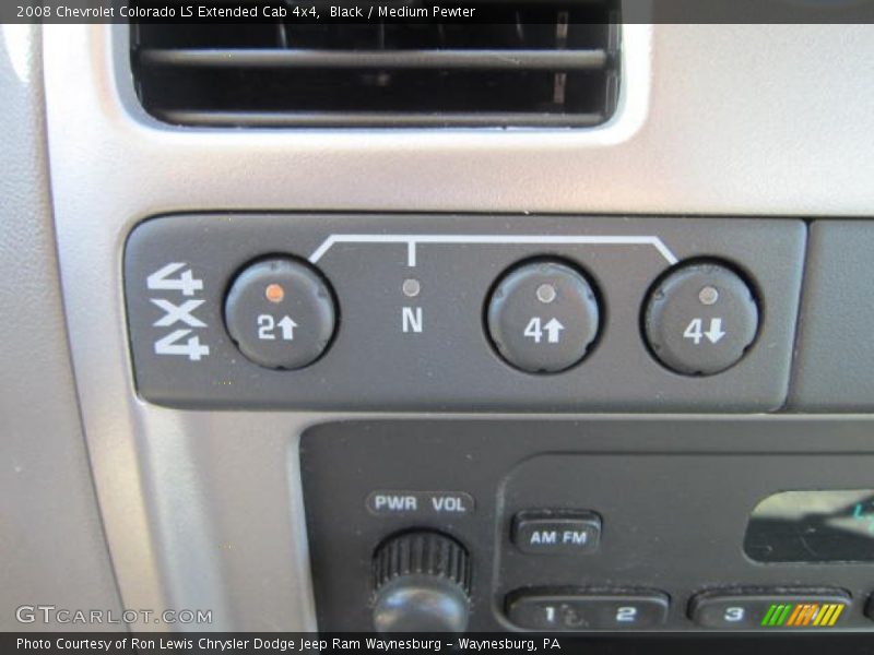 Black / Medium Pewter 2008 Chevrolet Colorado LS Extended Cab 4x4