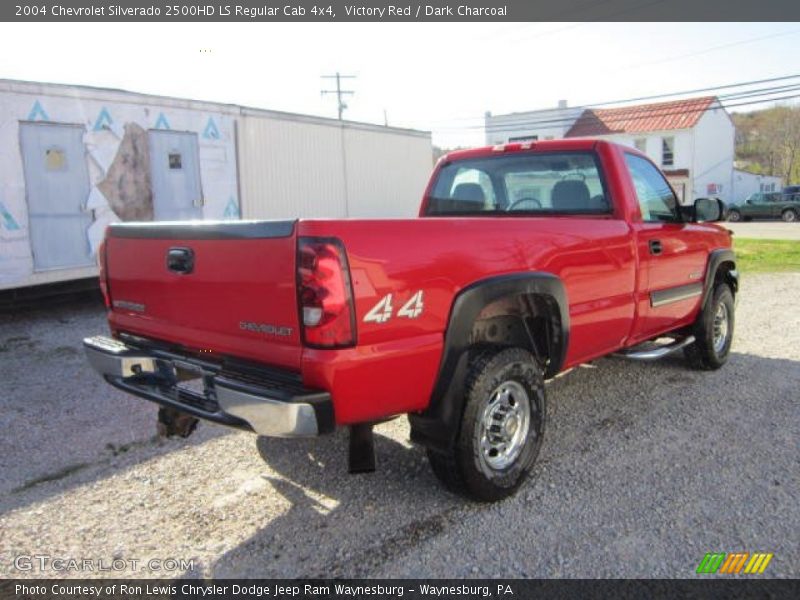 Victory Red / Dark Charcoal 2004 Chevrolet Silverado 2500HD LS Regular Cab 4x4