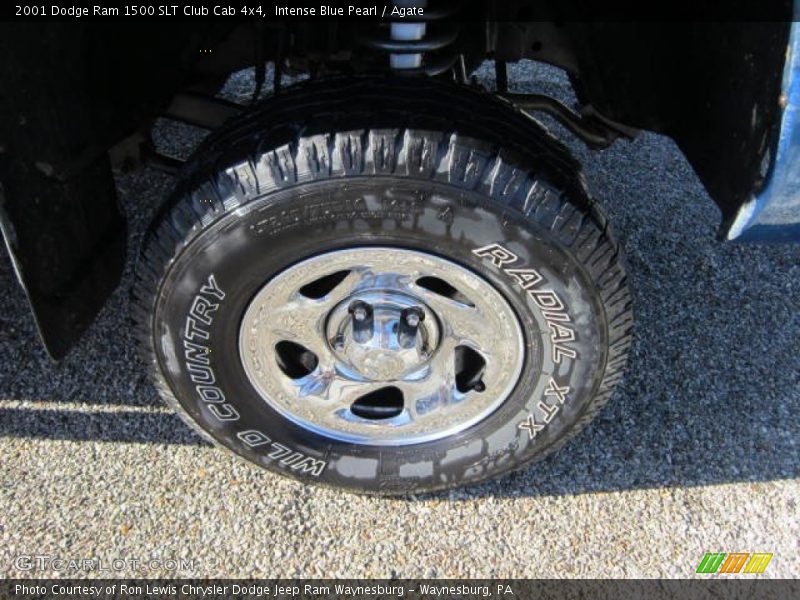 Intense Blue Pearl / Agate 2001 Dodge Ram 1500 SLT Club Cab 4x4