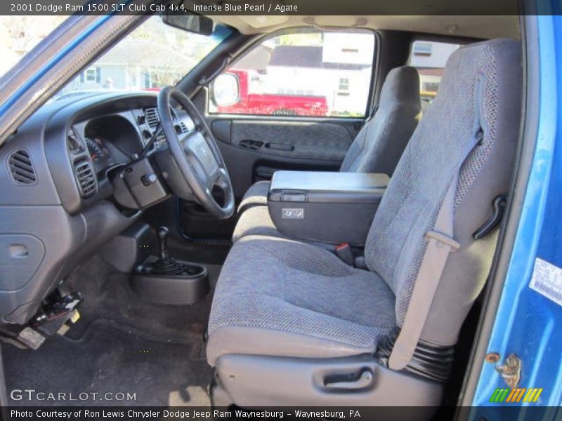  2001 Ram 1500 SLT Club Cab 4x4 Agate Interior