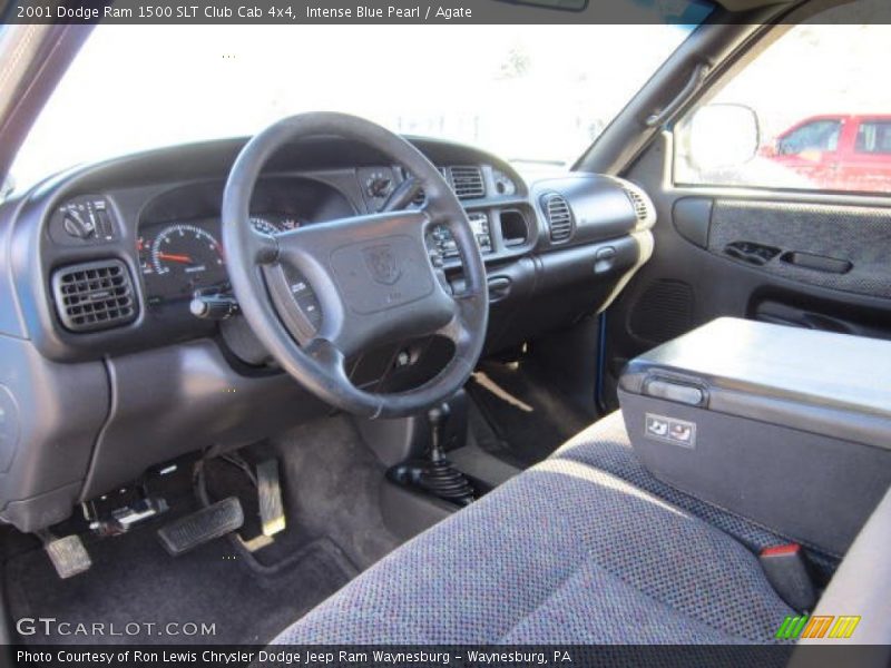 2001 Ram 1500 SLT Club Cab 4x4 Agate Interior