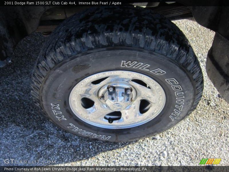 Intense Blue Pearl / Agate 2001 Dodge Ram 1500 SLT Club Cab 4x4