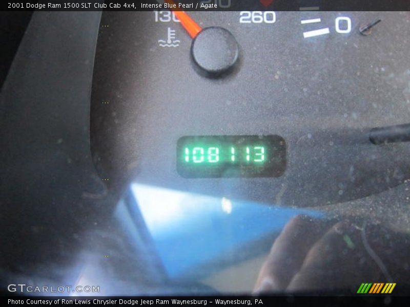 Intense Blue Pearl / Agate 2001 Dodge Ram 1500 SLT Club Cab 4x4