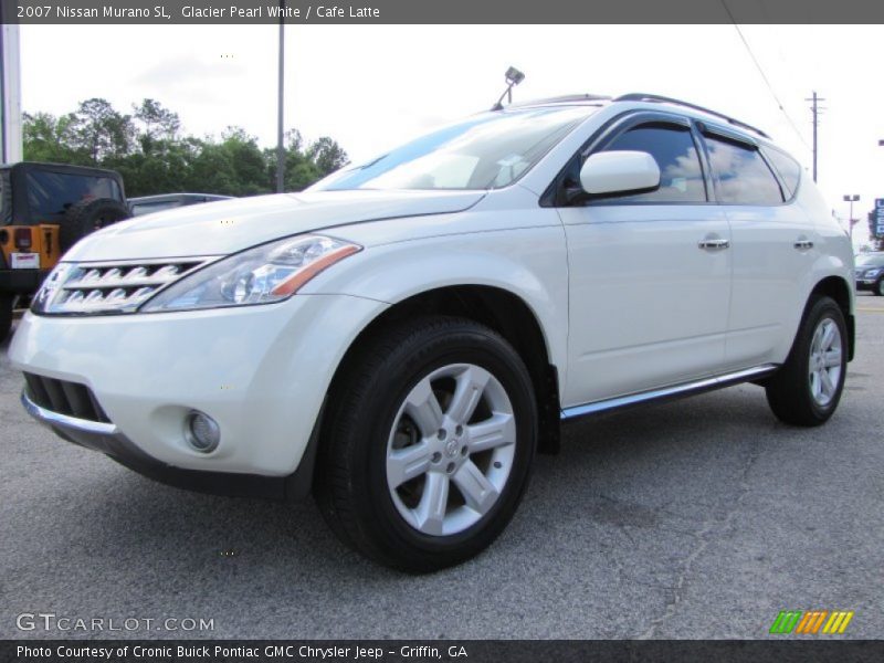 Glacier Pearl White / Cafe Latte 2007 Nissan Murano SL