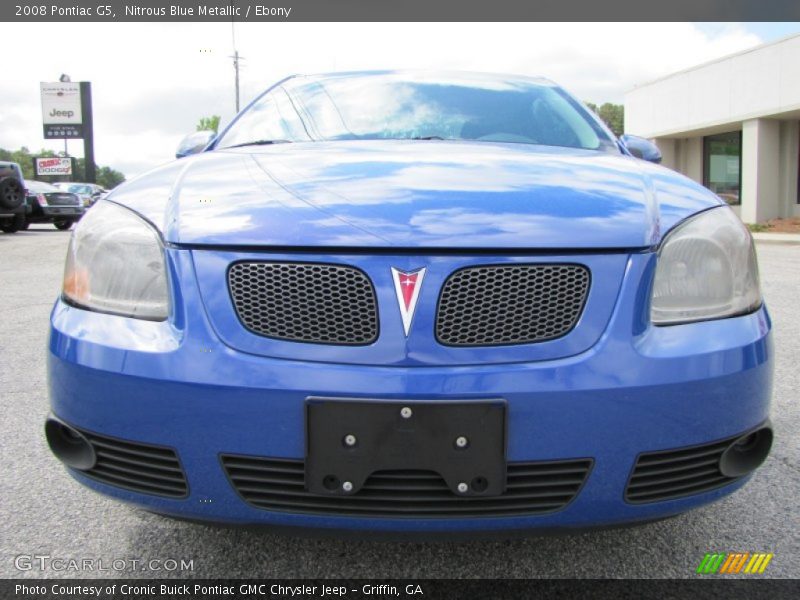 Nitrous Blue Metallic / Ebony 2008 Pontiac G5