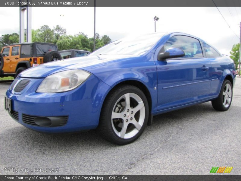 Nitrous Blue Metallic / Ebony 2008 Pontiac G5