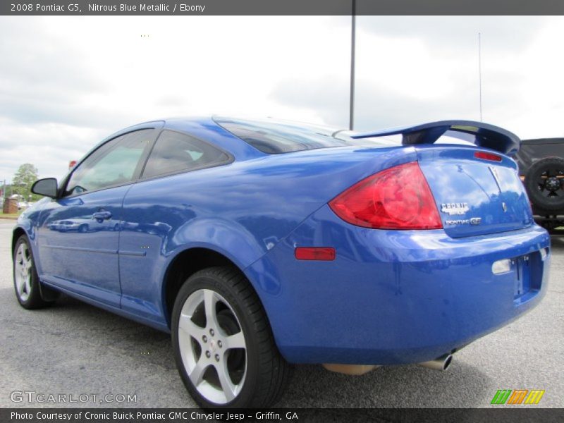 Nitrous Blue Metallic / Ebony 2008 Pontiac G5