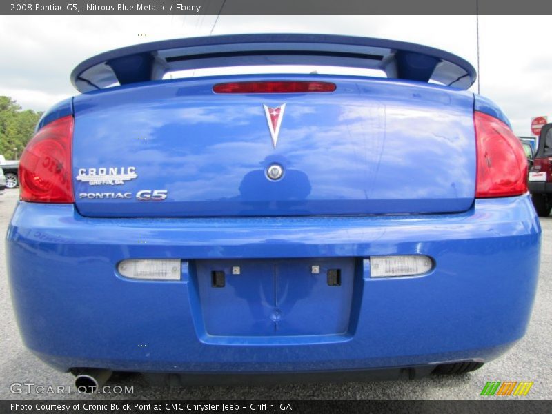 Nitrous Blue Metallic / Ebony 2008 Pontiac G5