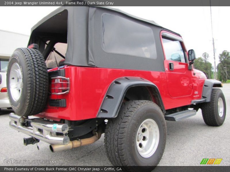 Flame Red / Dark Slate Gray 2004 Jeep Wrangler Unlimited 4x4