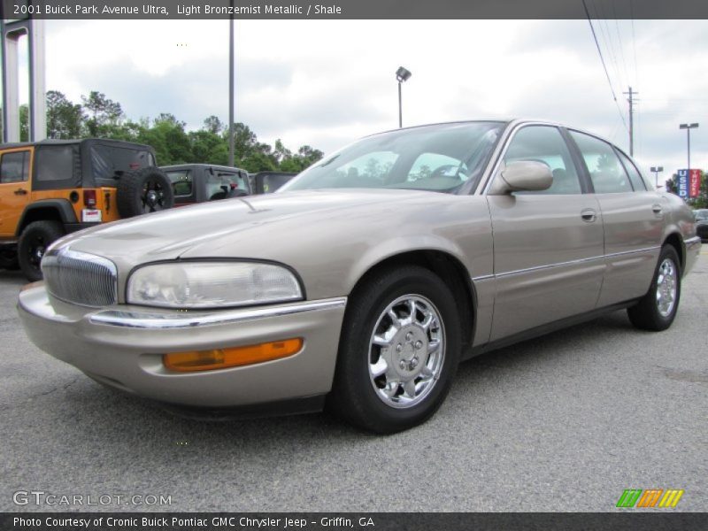 Light Bronzemist Metallic / Shale 2001 Buick Park Avenue Ultra