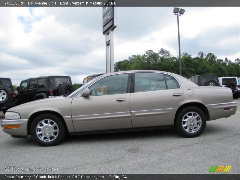 Light Bronzemist Metallic / Shale 2001 Buick Park Avenue Ultra