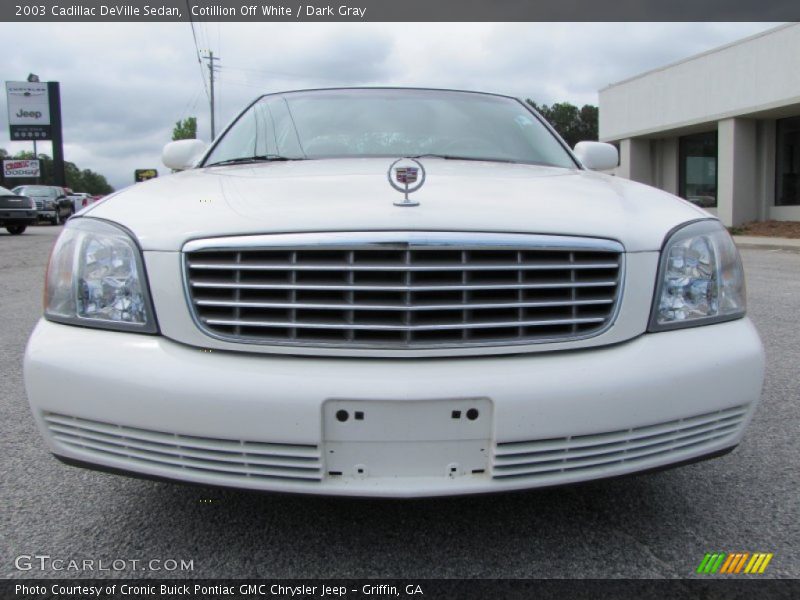 Cotillion Off White / Dark Gray 2003 Cadillac DeVille Sedan