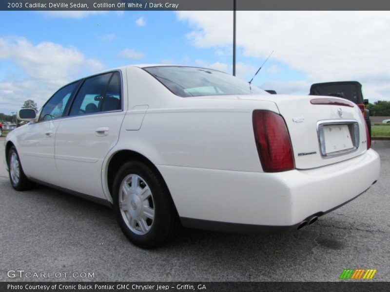 Cotillion Off White / Dark Gray 2003 Cadillac DeVille Sedan