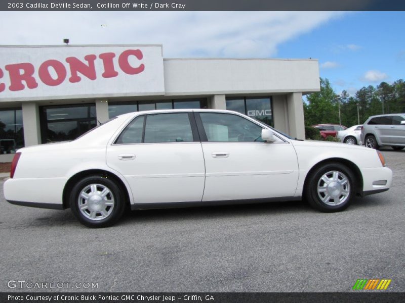 Cotillion Off White / Dark Gray 2003 Cadillac DeVille Sedan