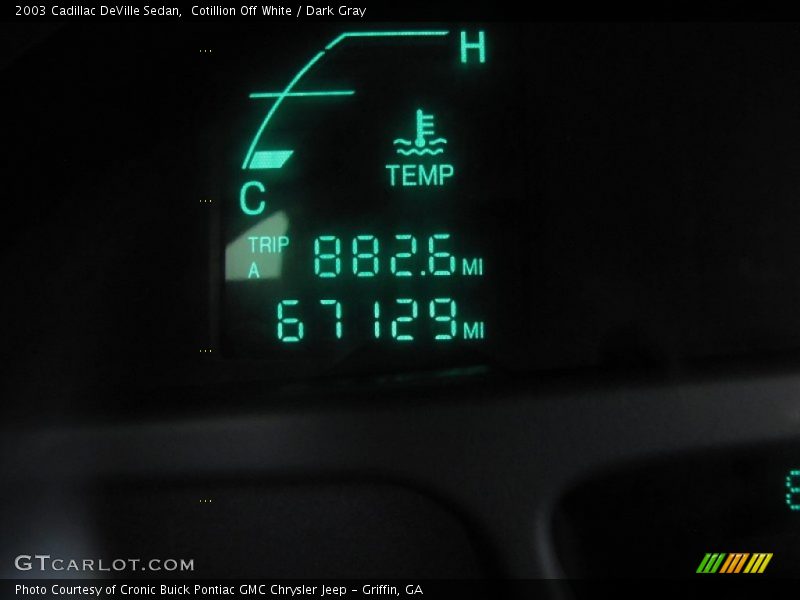 Cotillion Off White / Dark Gray 2003 Cadillac DeVille Sedan