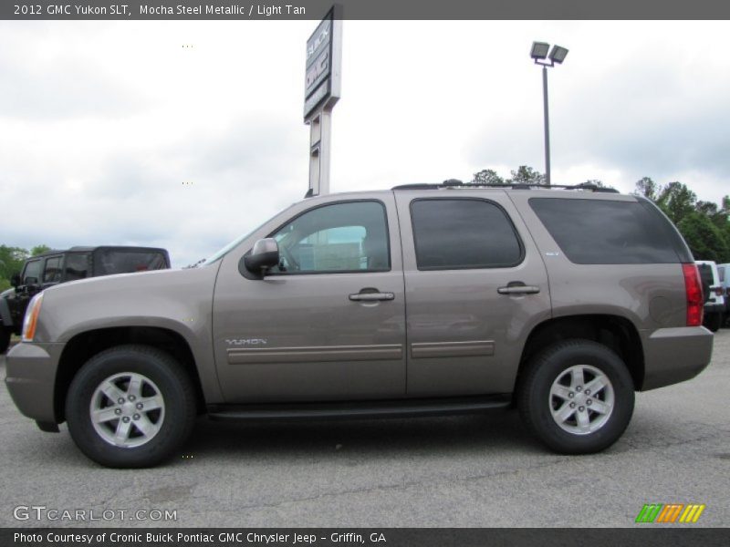 Mocha Steel Metallic / Light Tan 2012 GMC Yukon SLT