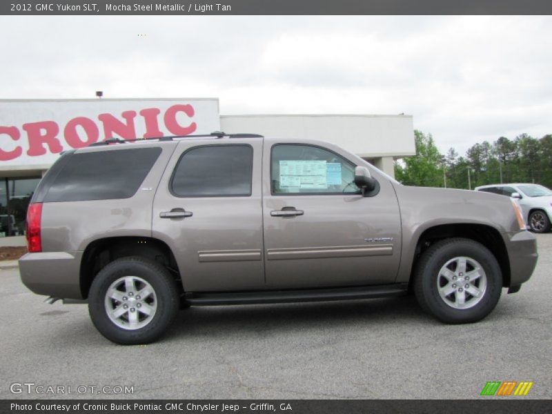Mocha Steel Metallic / Light Tan 2012 GMC Yukon SLT