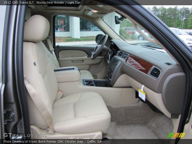 Mocha Steel Metallic / Light Tan 2012 GMC Yukon SLT