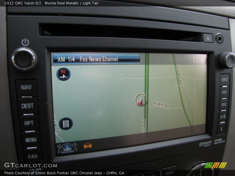 Mocha Steel Metallic / Light Tan 2012 GMC Yukon SLT