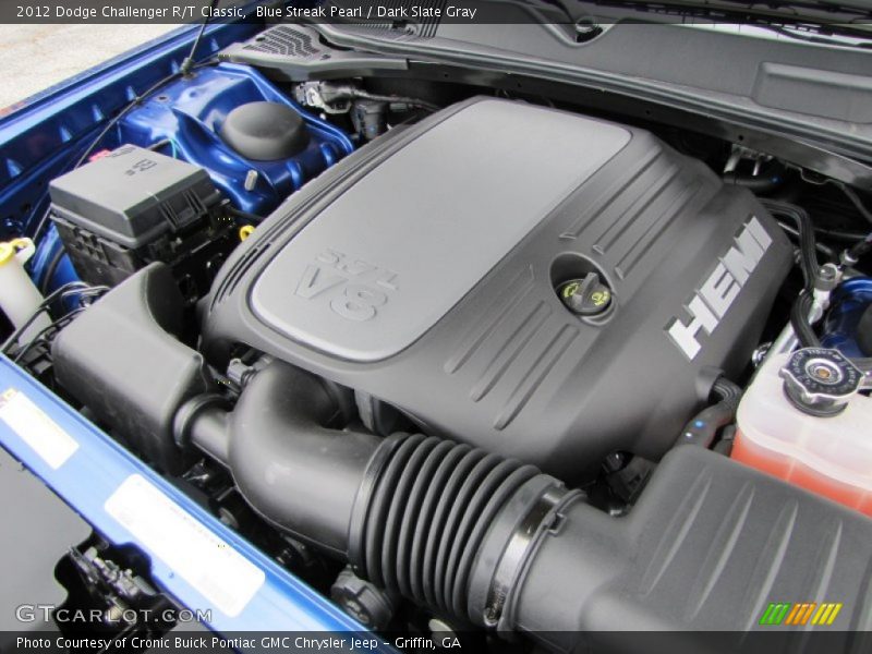 Blue Streak Pearl / Dark Slate Gray 2012 Dodge Challenger R/T Classic