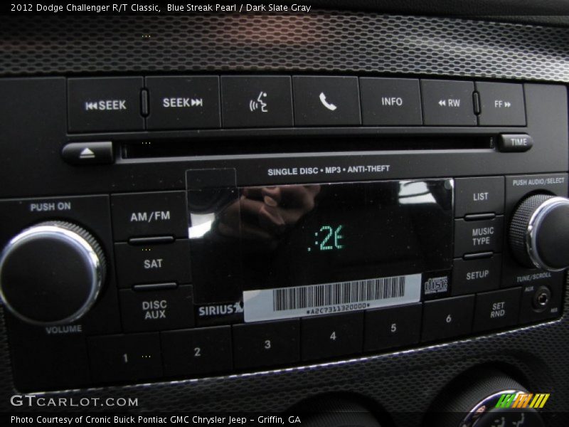 Audio System of 2012 Challenger R/T Classic