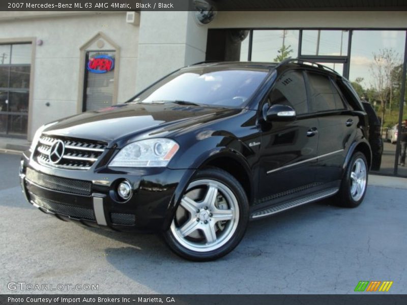 Black / Black 2007 Mercedes-Benz ML 63 AMG 4Matic