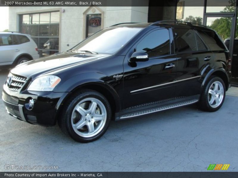 Black / Black 2007 Mercedes-Benz ML 63 AMG 4Matic