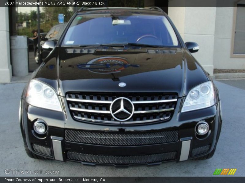 Black / Black 2007 Mercedes-Benz ML 63 AMG 4Matic