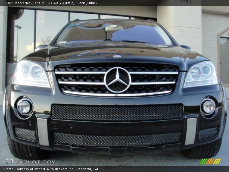 Black / Black 2007 Mercedes-Benz ML 63 AMG 4Matic