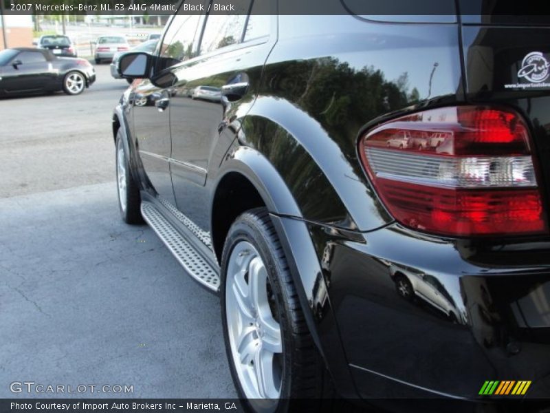 Black / Black 2007 Mercedes-Benz ML 63 AMG 4Matic