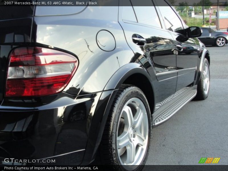 Black / Black 2007 Mercedes-Benz ML 63 AMG 4Matic