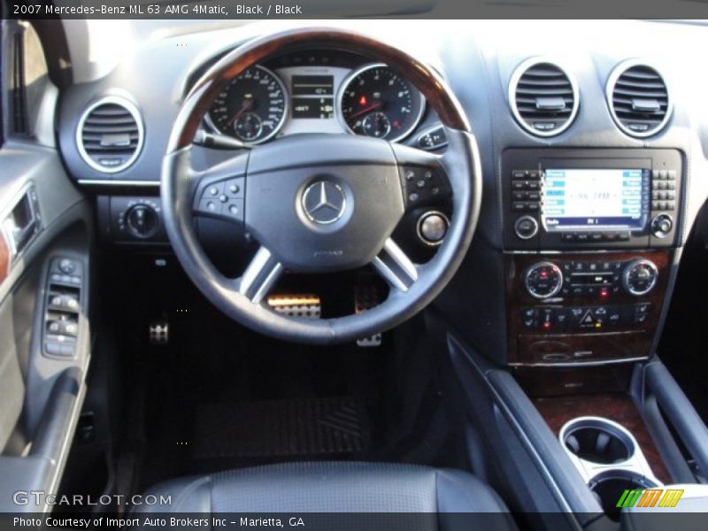 Black / Black 2007 Mercedes-Benz ML 63 AMG 4Matic