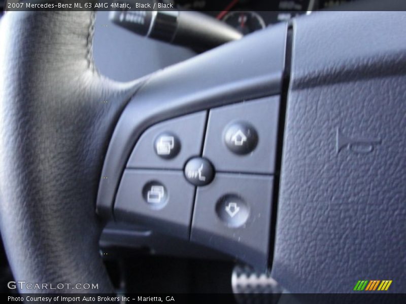 Black / Black 2007 Mercedes-Benz ML 63 AMG 4Matic